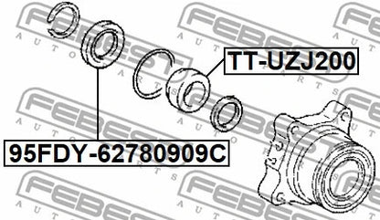 FEBEST Toyota Wheel Bearing TT-UZJ200