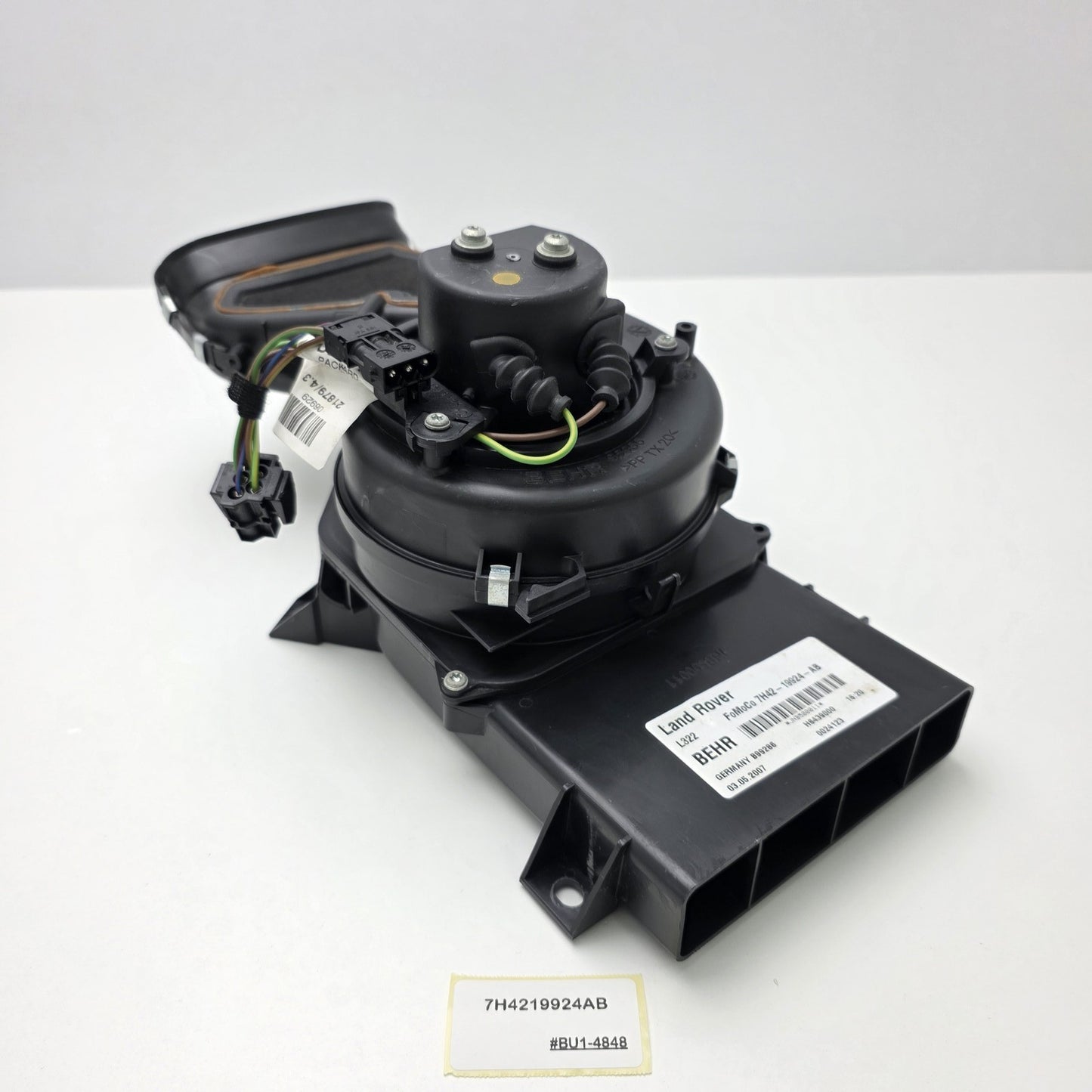 2006-2012 Land Rover Range Rover L322 REAR HVAC BLOWER MOTOR 7H4219924AB