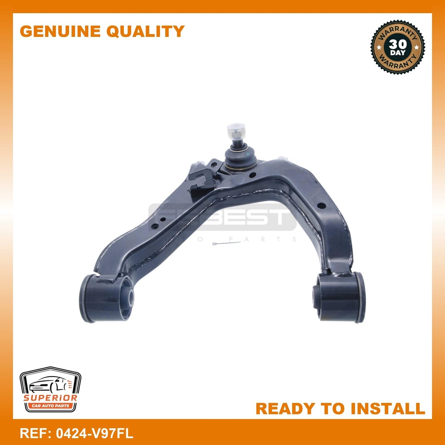 FEBEST 2000-2006 Mitsubishi Montero Left Upper Front Arm 0424-V97FL