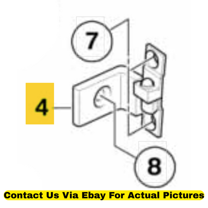 2012 BMW X6 Front Lower Left+Right Door Hinges - Used