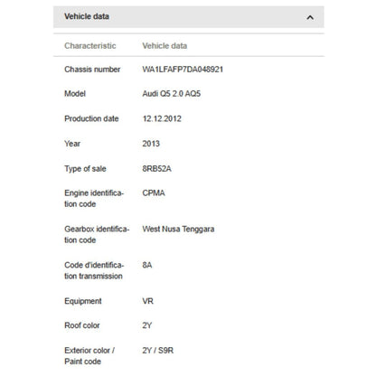 2012 Audi Q5 A/C Expansion Valve 8T0820679