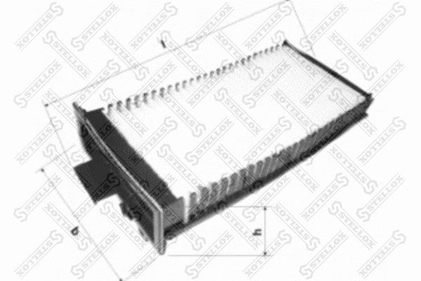 STELLOX 2002-2010 Renault Megane Cabin Air Filter 77001055109