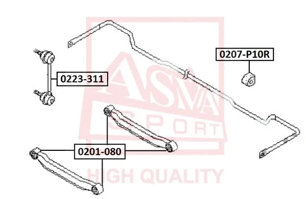 FEBEST NISSAN Rear Stabilizer Link 0223-311