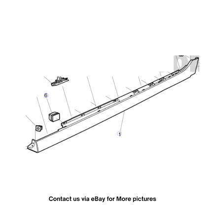 2009 Chevrolet Lumina S Right Side Rocker Panel Molding Used OEM 92162072