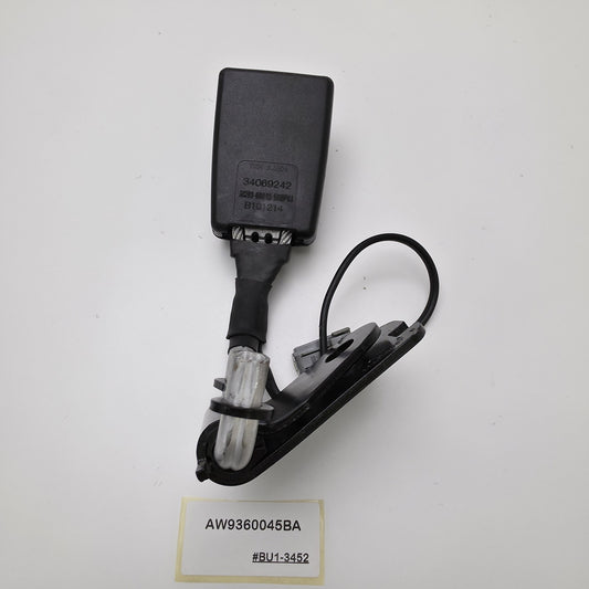 2010-2017 Jaguar XJ Rear Left Driver Side Seat Belt Buckle AW9360045BA