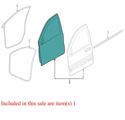 2015 Jeep Grand Cherokee Door Shell Used OEM 68274938AD