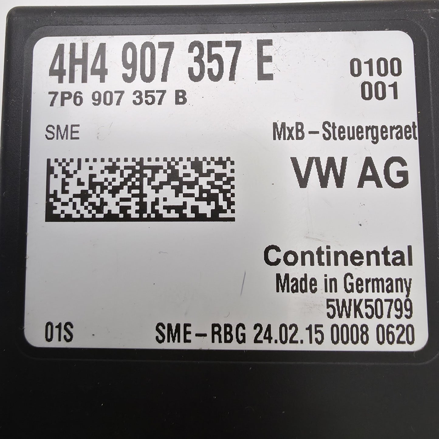 2012-2018 Audi A6 Headlight Control Module 4H4907357E