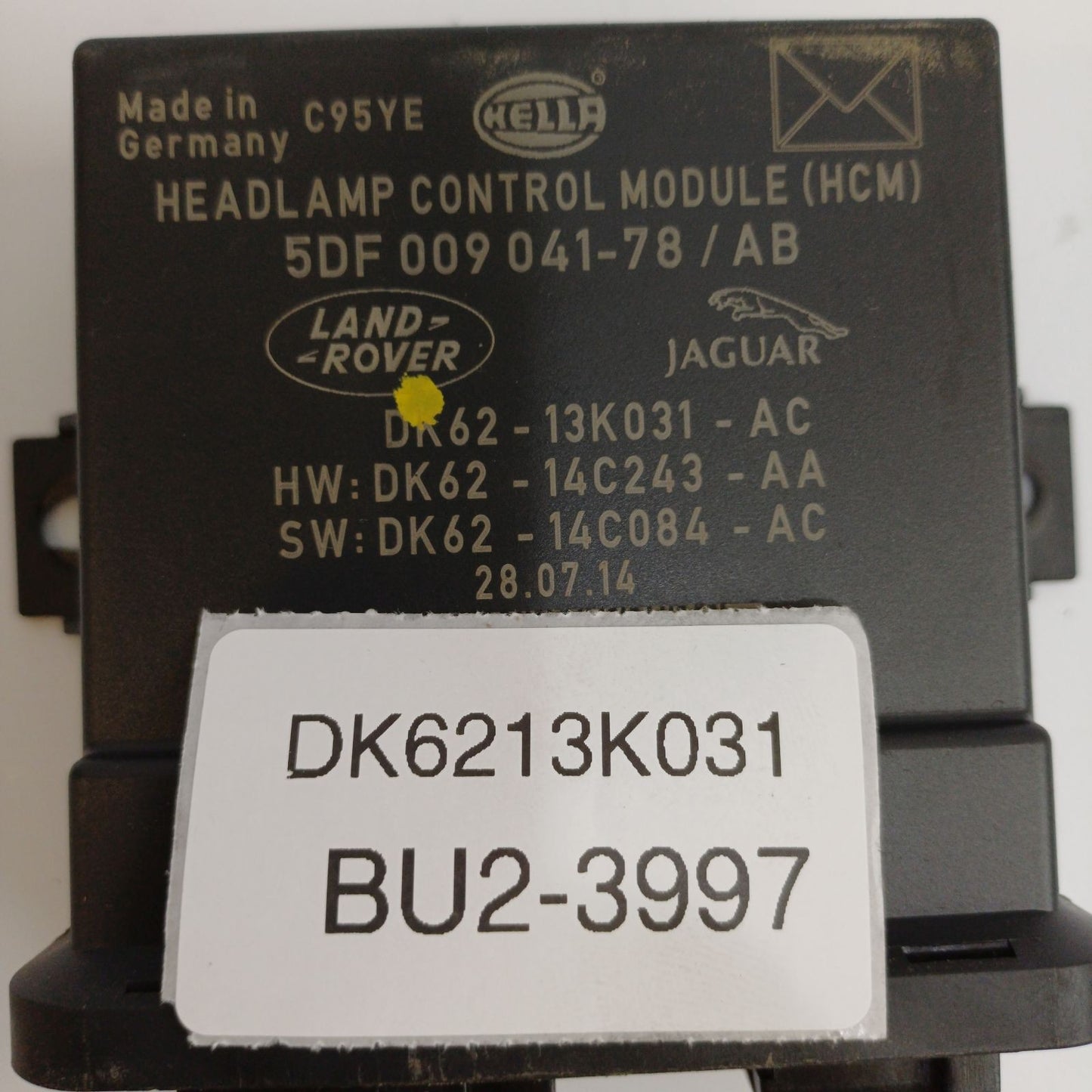 2014-2022 Land Rover Range Rover Sport HEADLIGHT CONTROL MODULE DK6213K031