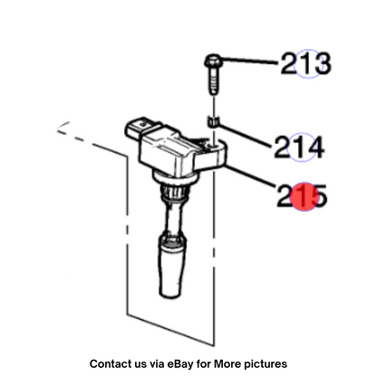 2018 Cadillac CTS Ignition Coil Used OEM 12654078