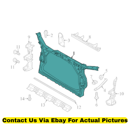 2013 Audi Q5 Radiator Support Panel Used OEM 8R0805594D