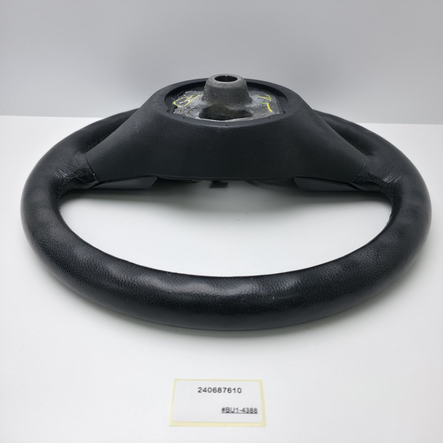2007-2013 BMW X5 Steering Wheel Leather Black 240687610