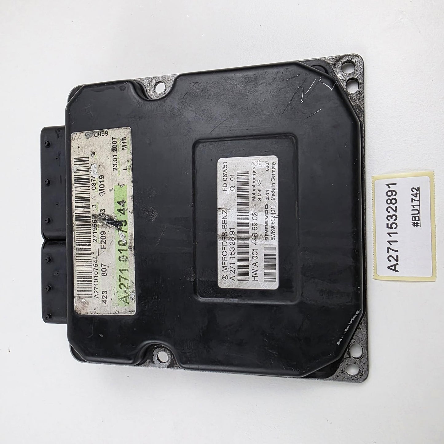 2007 Mercedes CLK Engine Control Unit (ECU) A2711532891