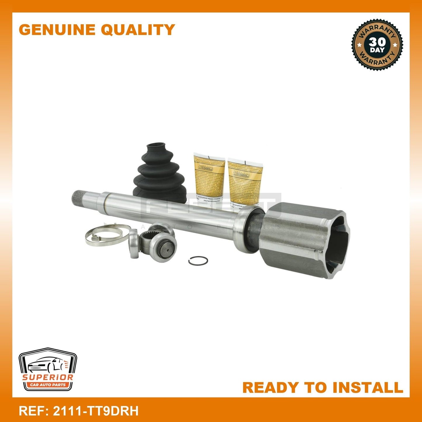 FEBEST 2007-2016 Ford Transit Inner Cv Joint Right 2111-TT9DRH