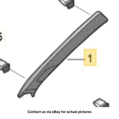 2011–2015 VW Jetta Upper A‑Pillar Trim Right Front OEM 5C6867234C