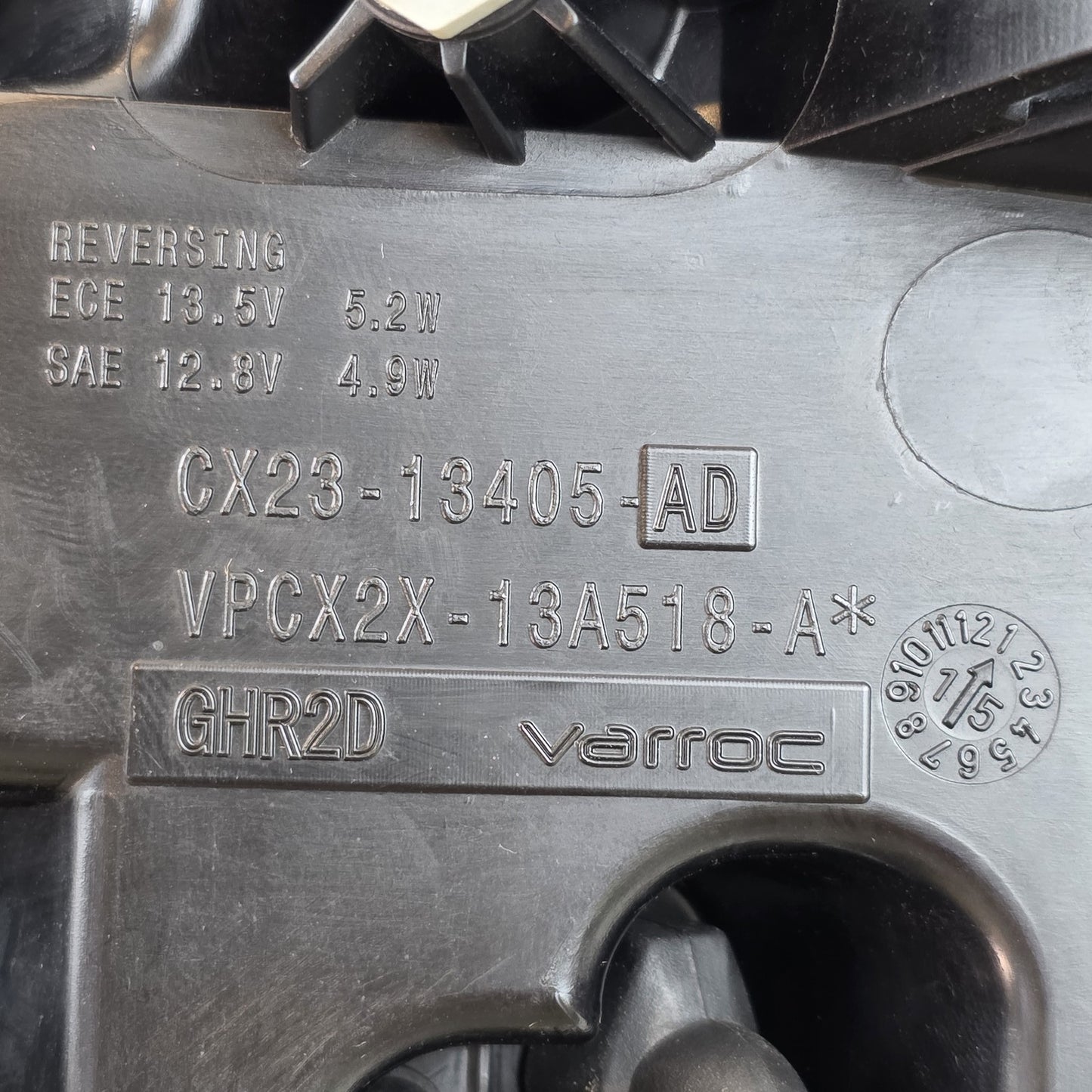 2012-2015 Jaguar XFR Rear Left Driver Side Brake Tail Light LED CX2313405