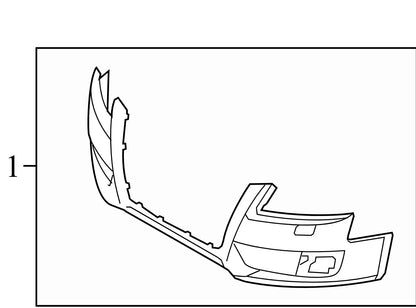 2010 Audi A4 Front Bumper Cover Used OEM 8K0807105GRU