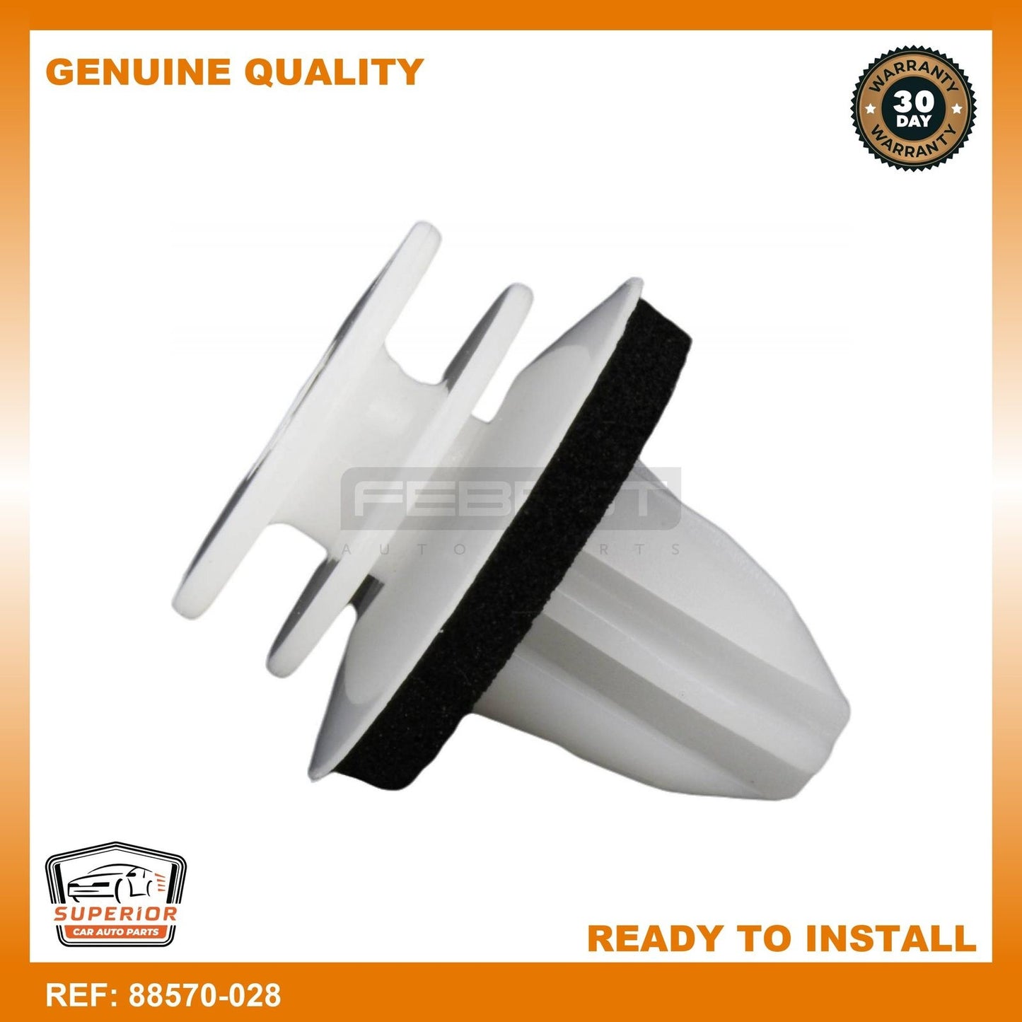 FEBEST Mercedes-Benz Retaining Clip, Door Panel 88570-028