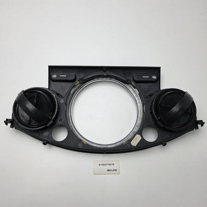 2005 MINI Cooper Dash Speedometer Cluster Air Vent Bezel Trim 51450770079