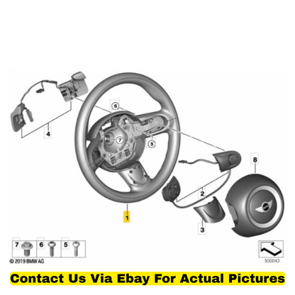 2012 Mini Cooper Countryman Sport Steering Wheel Leather with Shift Paddles OEM