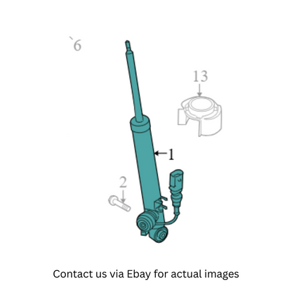 2009 Audi A4 Quattro Rear Shock Absorber Used OEM 8F0513025A