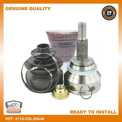 FEBEST 2003-2010 Toyota Sienna Outer Cv Joint 0110-GSL20A48