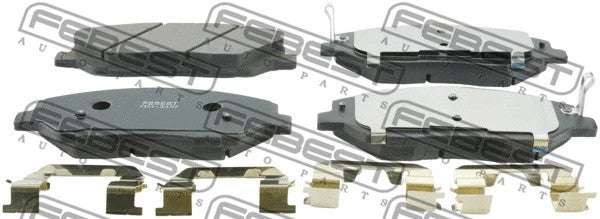 FEBEST 2006-2012 Hyundai Santa Fe Pad Kit Disc Brake Front 1201-SANF