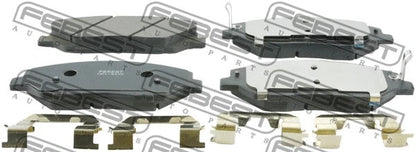 FEBEST 2006-2012 Hyundai Santa Fe Pad Kit Disc Brake Front 1201-SANF