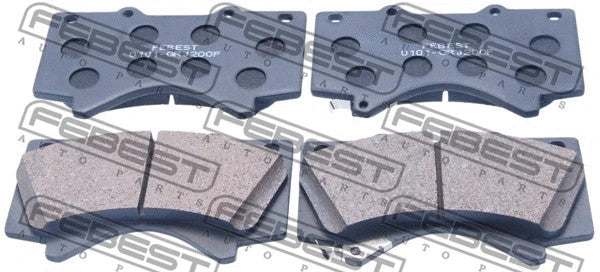 Febest 07-26 Toyota Land Cruiser Pad Kit Disc Brake Front 0101-GRJ200F
