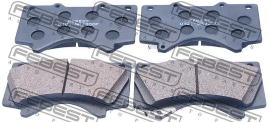 Febest 07-26 Toyota Land Cruiser Pad Kit Disc Brake Front 0101-GRJ200F