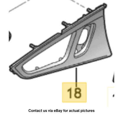 2012-2018 Audi A6 Rear Right Door Panel Trim Used OEM 4G0867420D