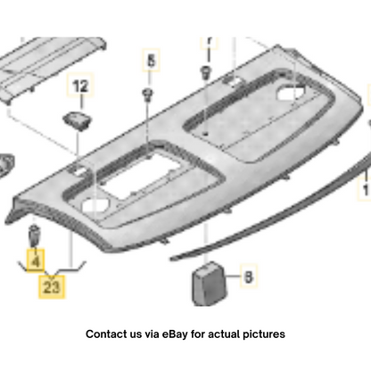 2012 Audi A4 Parcel Shelf / Package Tray Used OEM 8K5863411
