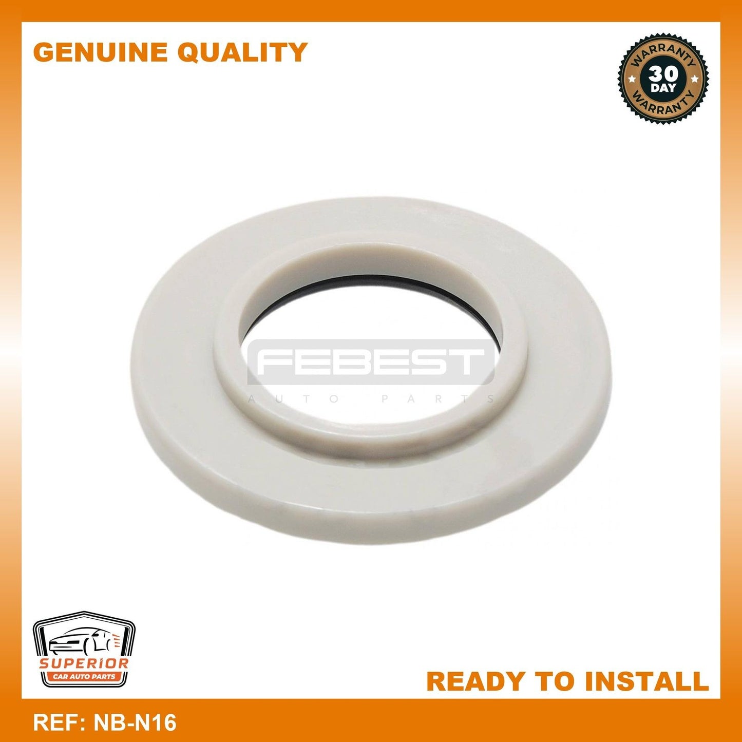 Febest 2001-2005 Nissan Almera Front Shock Absorber Bearing NB-N16