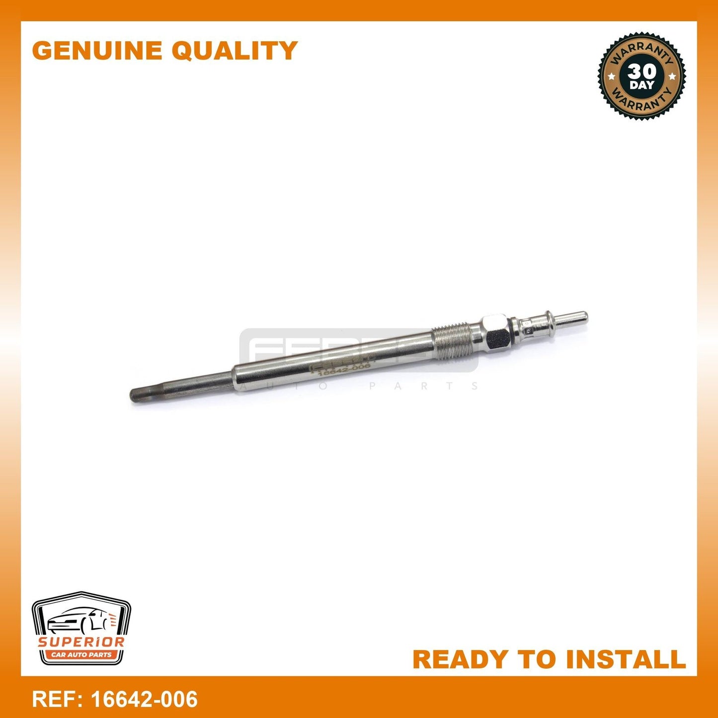 FEBEST Mercedes-Benz Glow Plug 16642-006