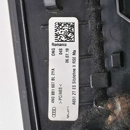 2018-2021 Audi A8 Trim Backrest Cover 4N0881607BL