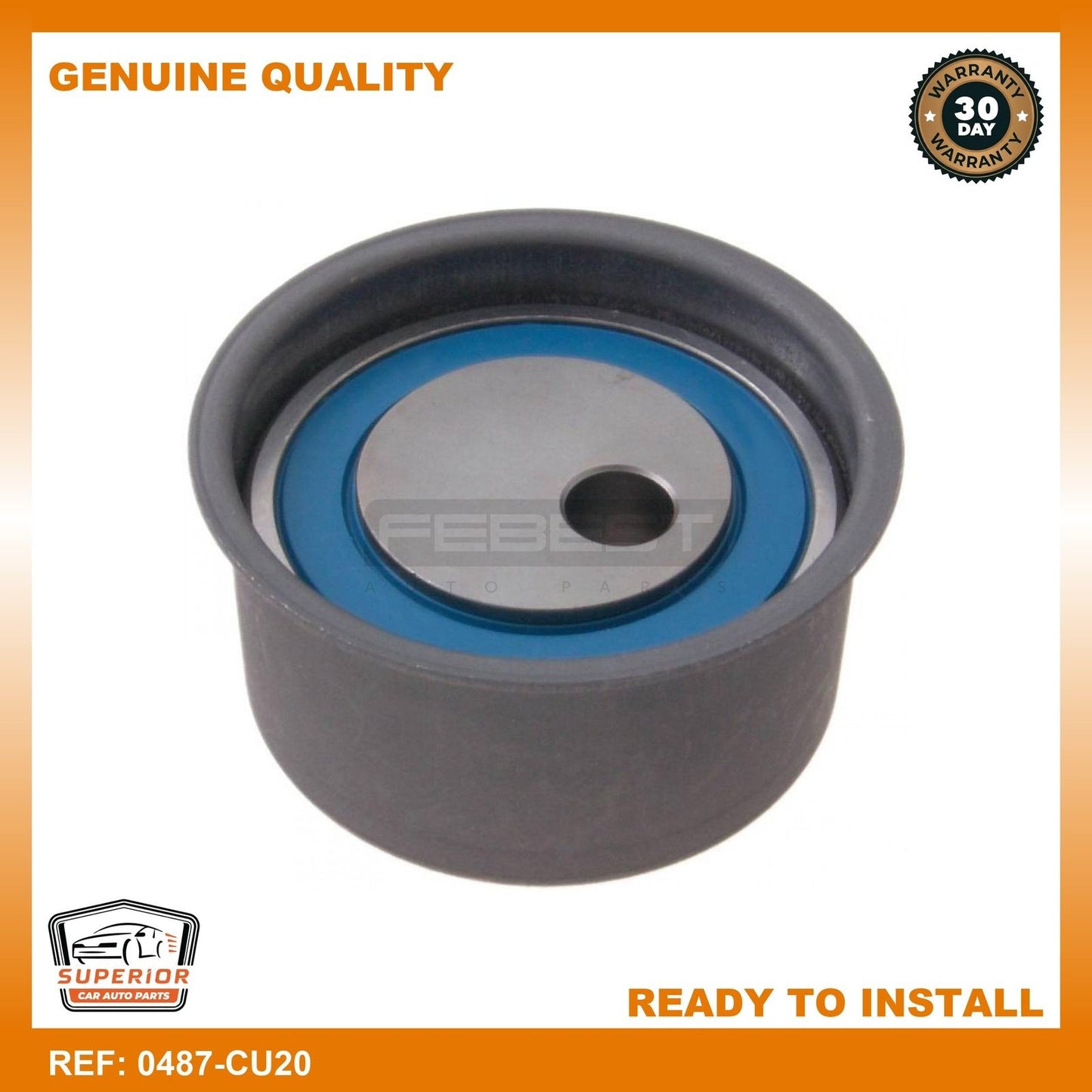FEBEST 95-96 Chrysler Sebring Timing Belt Tensioner Pulley 0487-CU20