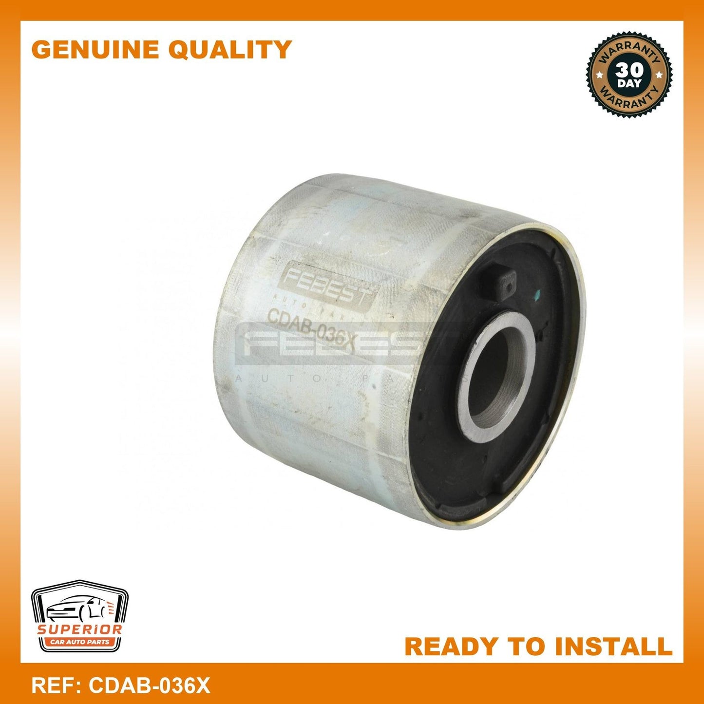 FEBEST General Motors Rear Bushing Without Bracket Front Control Arm CDAB-036X