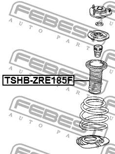 FEBEST 2006-2015 Scion xB Front Shock Absorber Boot TSHB-NRE185F