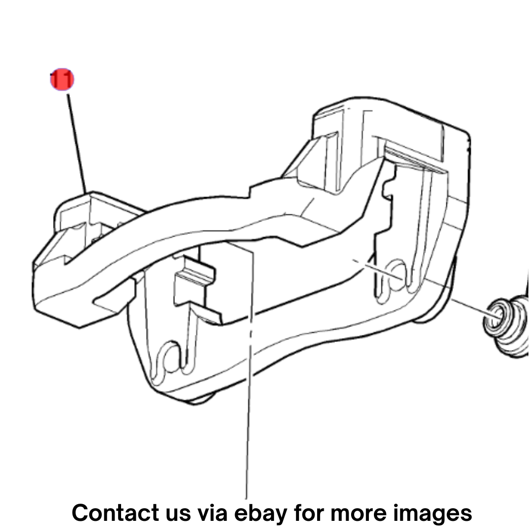 2018 Cadillac CTS Rear Brake Caliper Mounting Bracket Used OEM 13579694