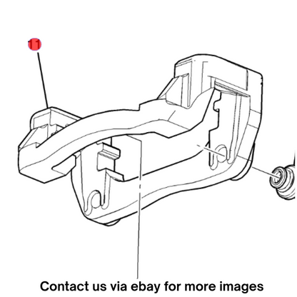 2018 Cadillac CTS Rear Brake Caliper Mounting Bracket Used OEM 13579694