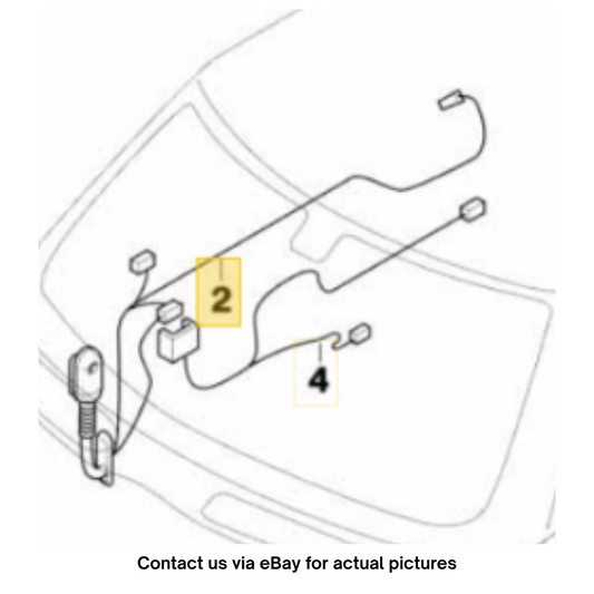 2012 Mini Cooper Passenger‑Side HiFi Wiring Harness Used OEM 61129242954