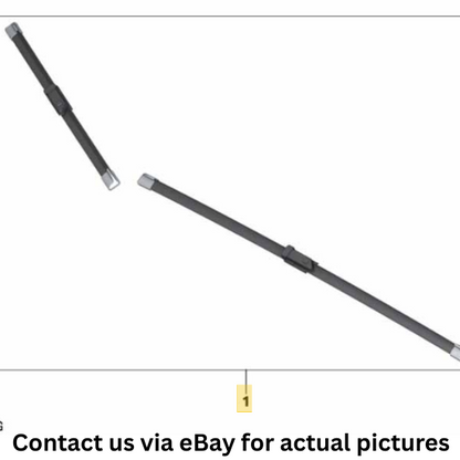 2011–2016 BMW 520i Front Windshield Wiper Blade Set OEM 61612458015
