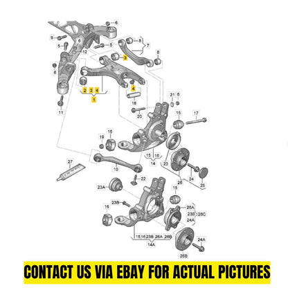 Audi 2012-2018 A6 Suspension Control Arm 8R0505311F