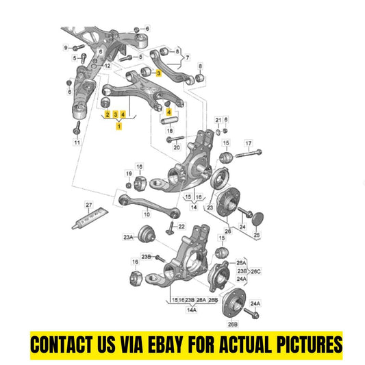 Audi 2012-2018 A6 Suspension Control Arm 8R0505311F
