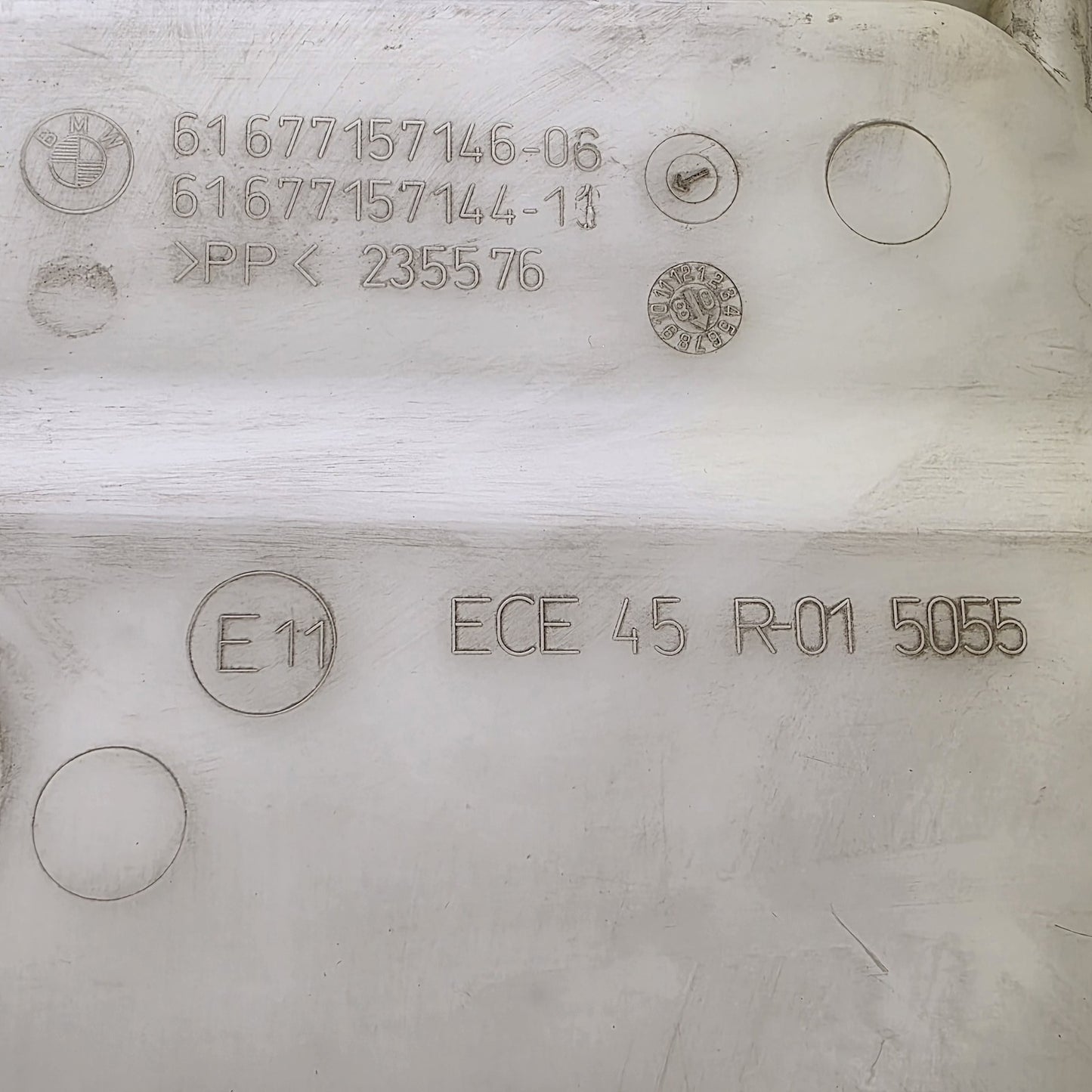 2006-2011 BMW E93 Windshield washer fluid reservoir tank 677157146