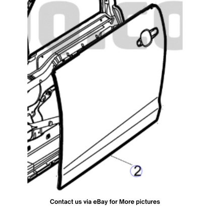 2009 Chevrolet Lumina S Front Right Outer Door Panel OEM 92457477