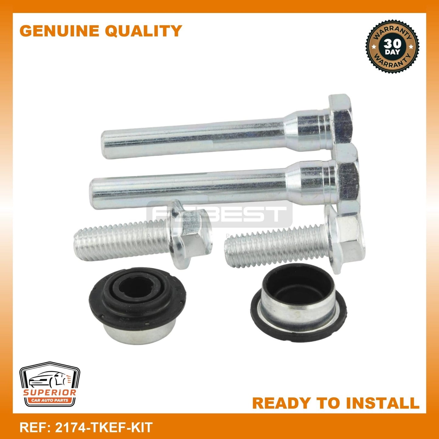 Febest 2012 Ford Ranger Front Caliper Slide Pin Kit 2174-TKEF-KIT