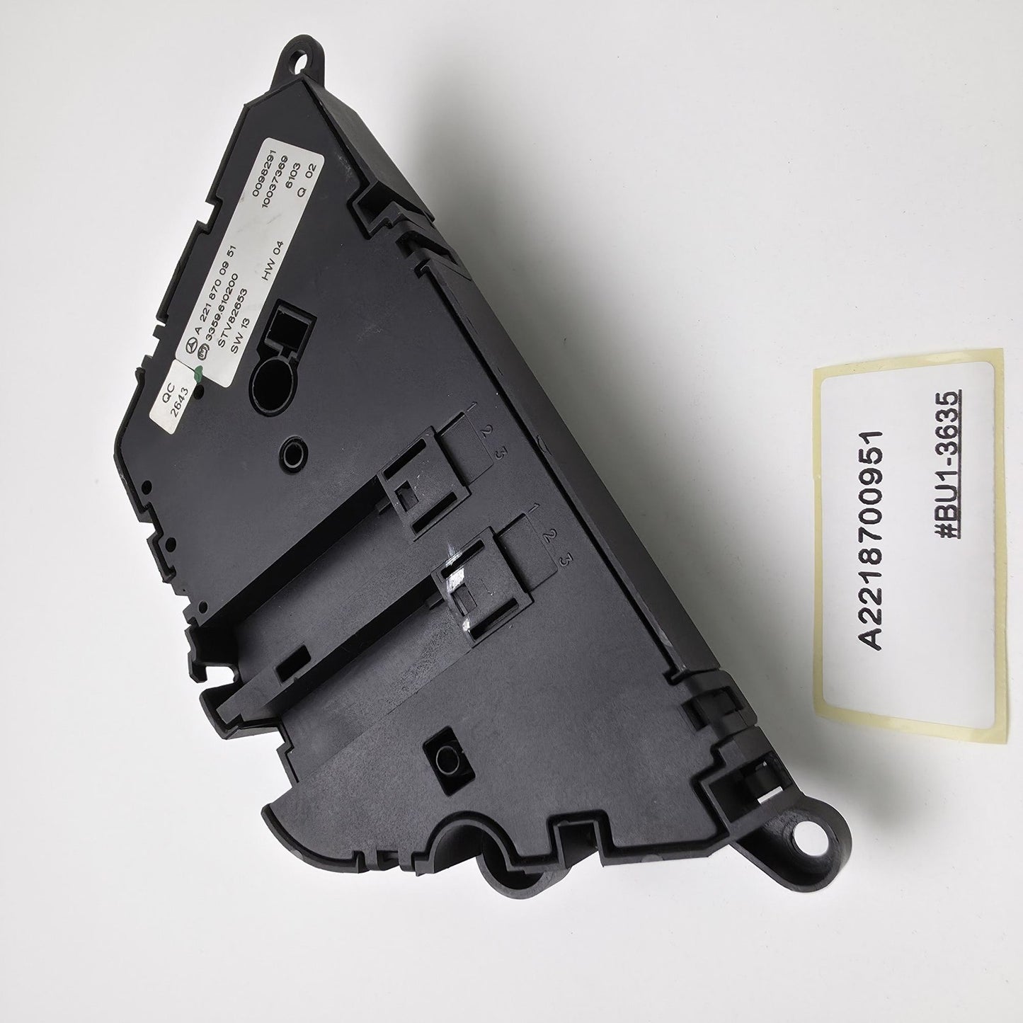 2006-2019 Mercedes-Benz S-Class RIGHT ELECTRIC SEAT ADJUSTER SWITCH A2218700951