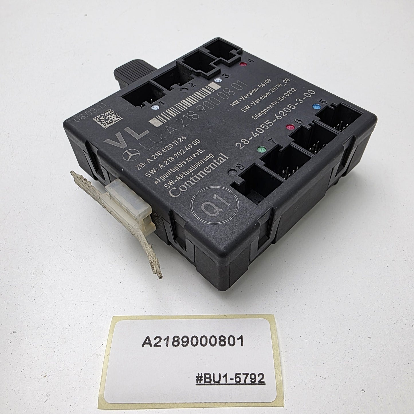 2011-2017 Mercedes-Benz CLS C218 Front Left Door Control Unit A2189000801