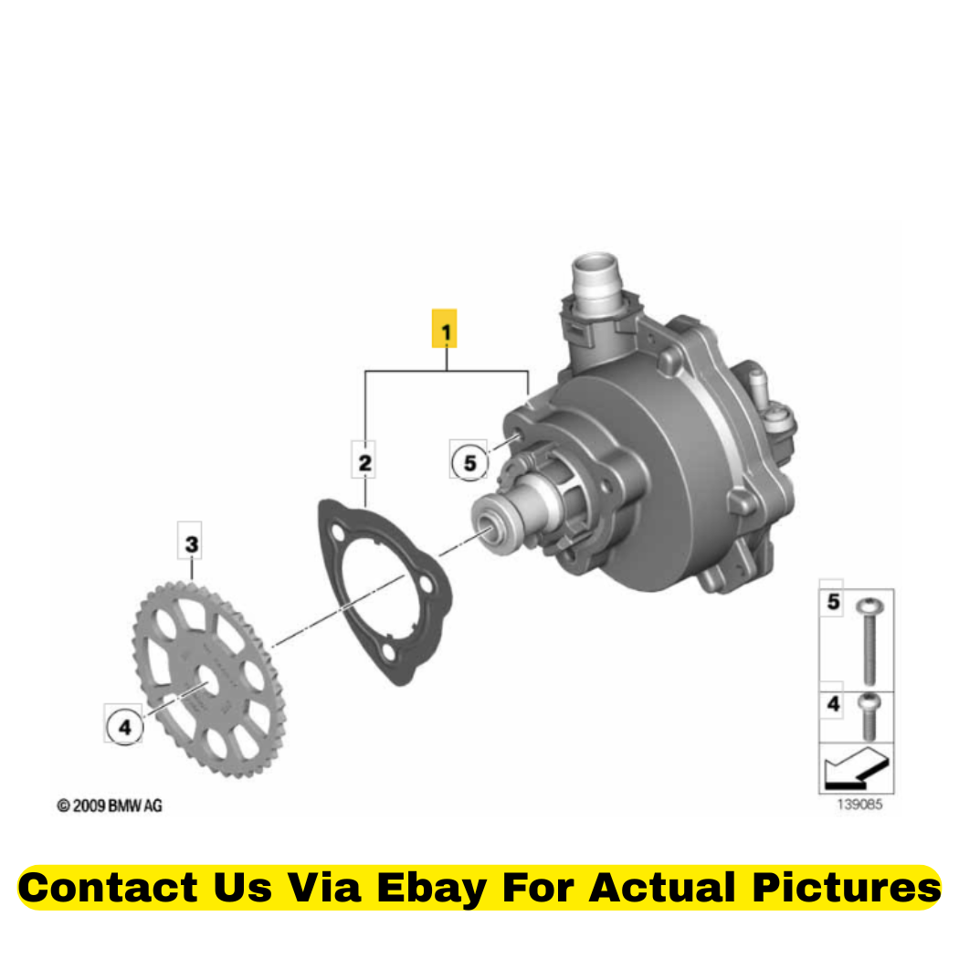 2012 BMW X6 Vacuum Pump Used OEM 11667619350