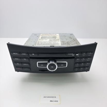 2012-2014 Mercedes-Benz E Radio CD Player Navigation Head Unit A2129005818